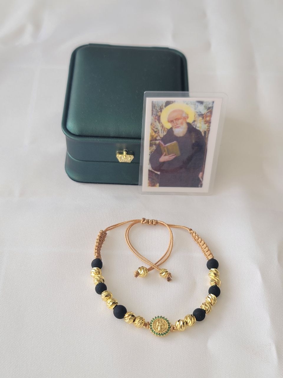 Manilla San Benito 14 balines enchapada en oro