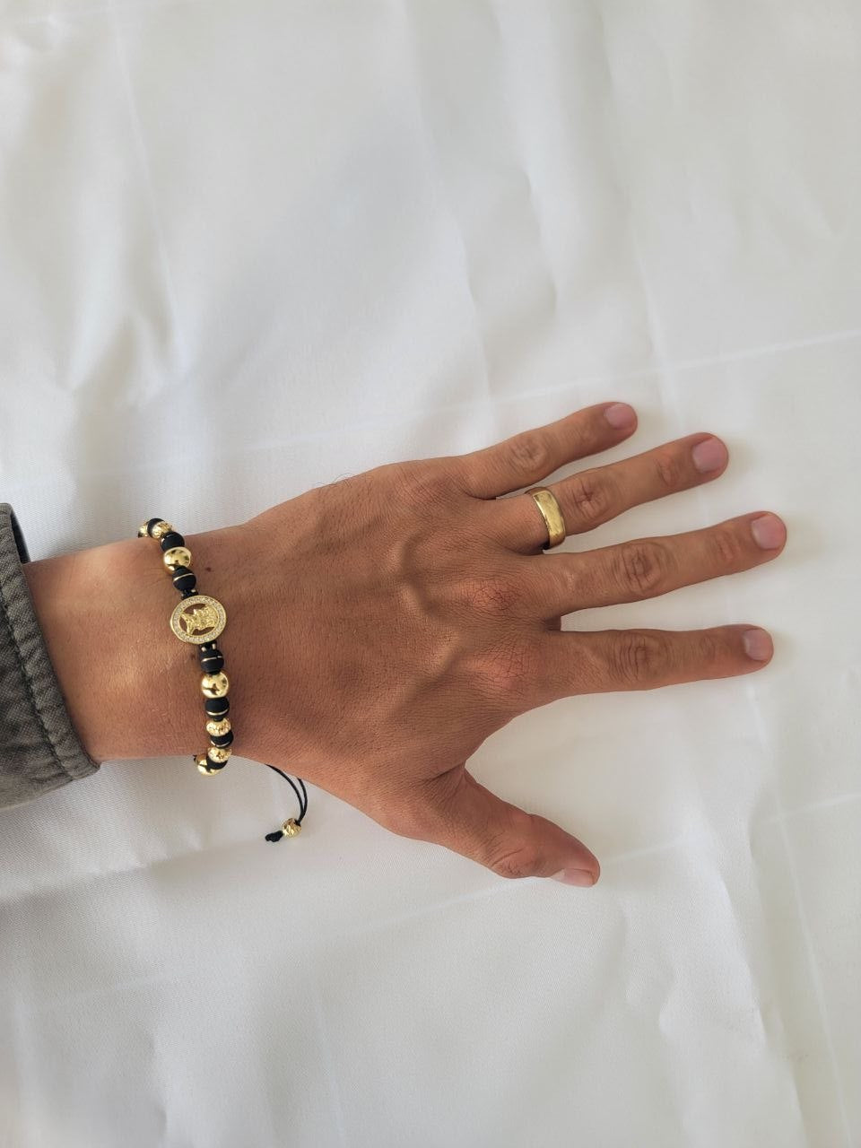 Manilla Oro Laminado 18k San Miguel Arcángel